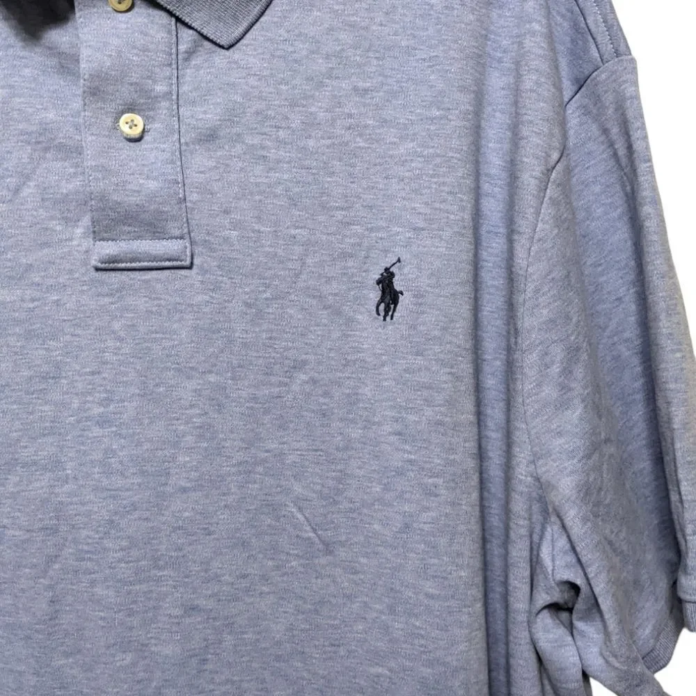 POLO RALPH LAUREN Classic Polo Shirt Sleeve Shirt Blue XXL